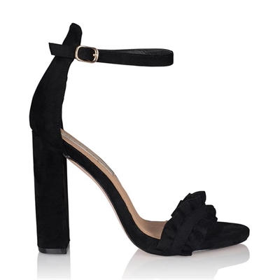 MINNIE BLACK SUEDE