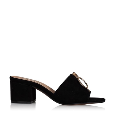 TRINA BLACK SUEDE