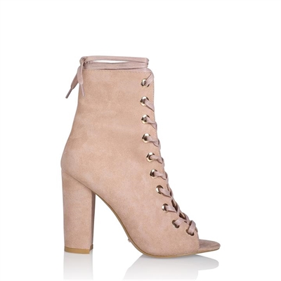 BRINNIE BLUSH SUEDE