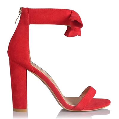 JAMILA RED SUEDE