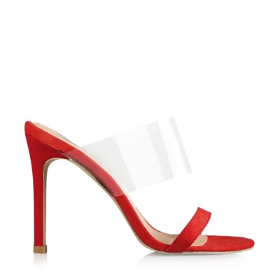 LAURITA RED SUEDE