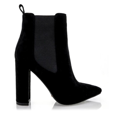 MADELYN BLACK SUEDE